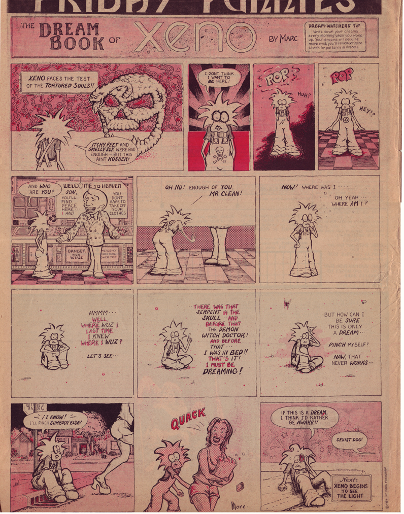 Fourth episode of Xeno in the Berkeley Barb