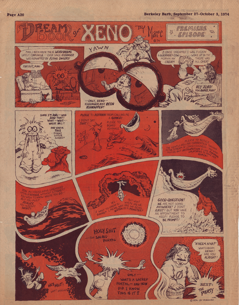 Page from Berkeley Barb